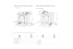Unidad de pared Ubbink Ventilación mecánica con recuperación de calor Ubiflux Vigor W400 2/2 derecha