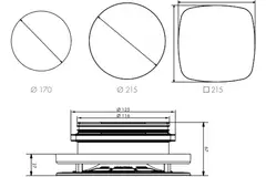 Válvula regulable Vent-Axia UniflexPlus RVG 125 mm grande - blanco
