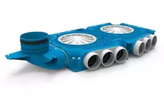 Colector compuesto Vent-Axia Uniflexplus 15x Ø69mm con boquilla vertical Ø125mm