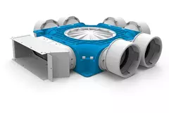 Colector compuesto Vent-Axia Uniflexplus 6x Ø90mm para conducto de 220x80mm
