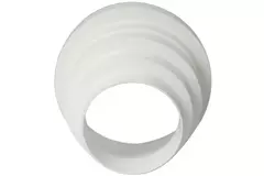 Reductor universal de ventilación de plástico para diámetro 80 a 150 mm VA80