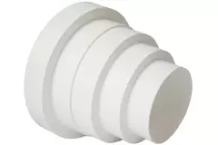 Reductor universal de ventilación de plástico para diámetro 80 a 150 mm VA80