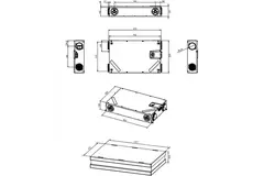 Unidad de ventilación mecánica con recuperación de calor  Vasco D150 Compact - 150  m³/h