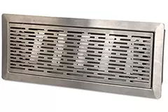 Rejilla de suelo con ranura ajustable Vent-Axia Uniflexplus - acero inoxidable cepillado - VRVBS