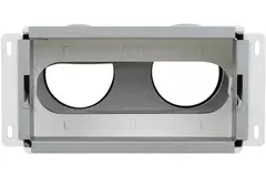 Conexión para colector de pared Vent-Axia Uniflexplus conexión trasera 2x Ø90 mm incl.