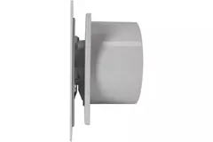 Extractor de baño Ø 100 mm - panel de plástico blanco brillante