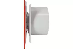 Air Roxy extractores de baño con diámetro de conexión de 125 mm con temporizador - frontal de plástico rojo