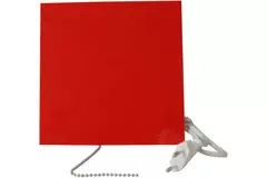 Air Roxy extractores de baño con diámetro de conexión de 100 mm con interruptor de cuerda y enchufe - frontal de plástico rojo