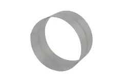 Manguito de conexión Spiro para racores 150 mm (sendz. zincado) RAL7035