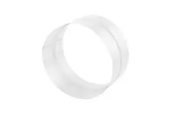 Manguito de conexión Spiro para racores 80 mm (sendz. zincado) RAL9010