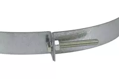 Soporte de suelo galvanizado Sendzimir Ø 315 mm (310-330)