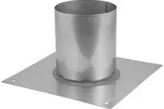 Placa de suelo para tubo diámetro 210 mm - 300 mm altura bordillo soldado I304