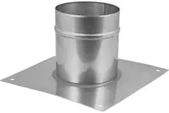 Placa de suelo para tubo diámetro 80 mm - 150 mm altura bordillo I304