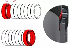 Conector para tubo aislado diámetro 125 mm
