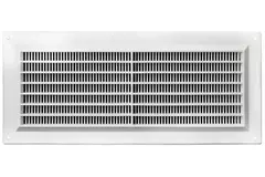 Rejilla de ventilación rectangular con rejilla 130x300 blanco - VR1330