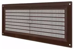 Rejilla de ventilación rectangular con rejilla 130x300 marrón - VR1330B