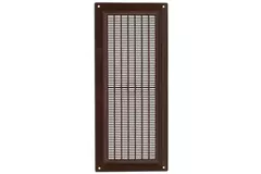 Rejilla de ventilación rectangular con rejilla 130x300 marrón - VR1330B