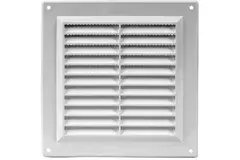 Rejilla de ventilación cuadrada con rejilla 150x150 blanco - VR1550