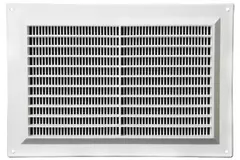 Rejilla de ventilación rectangular con rejilla 250x170 blanco - VR2517