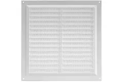 Rejilla de ventilación cuadrada con rejilla 250x250 blanco - VR2525
