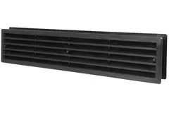 Rejilla para puertas 450x92 mm negro - VR459M