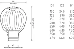Ventilador eólico Penn 125 mm aluminio - 44 m³/h