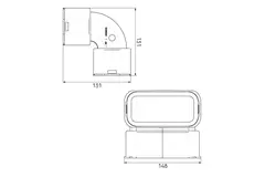 Codo vertical del kit Ubbink Air Excellent 55SC