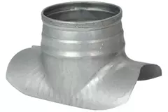 Injerto Ø 80mm - 80mm (90°) - Galvanizado (no SAFE)